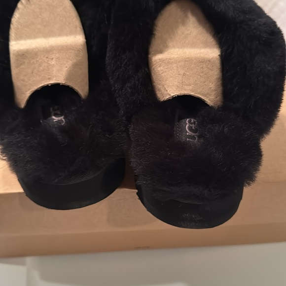 UGG Disquette Platform Slippers black 8 NIB - Picture 5 of 6